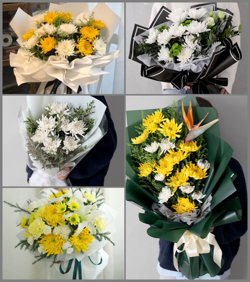 黑龙江伊春友好区东卡林场白事花束代送